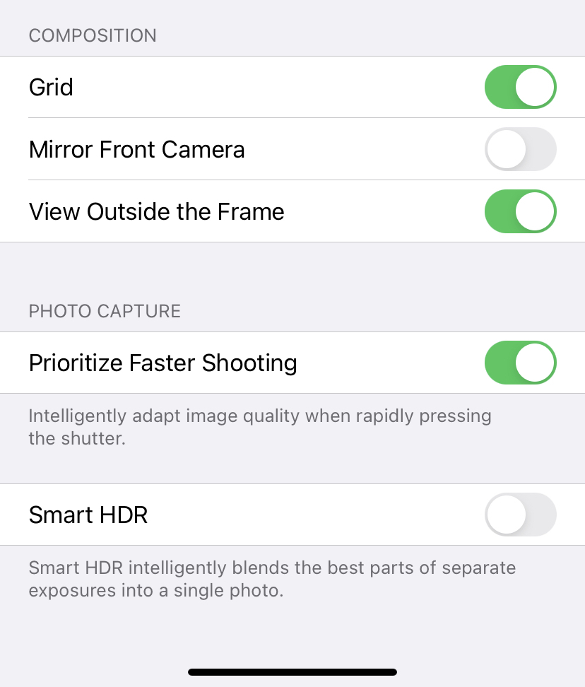 If Smart HDR is on, it means you've been already taking HDR photos.